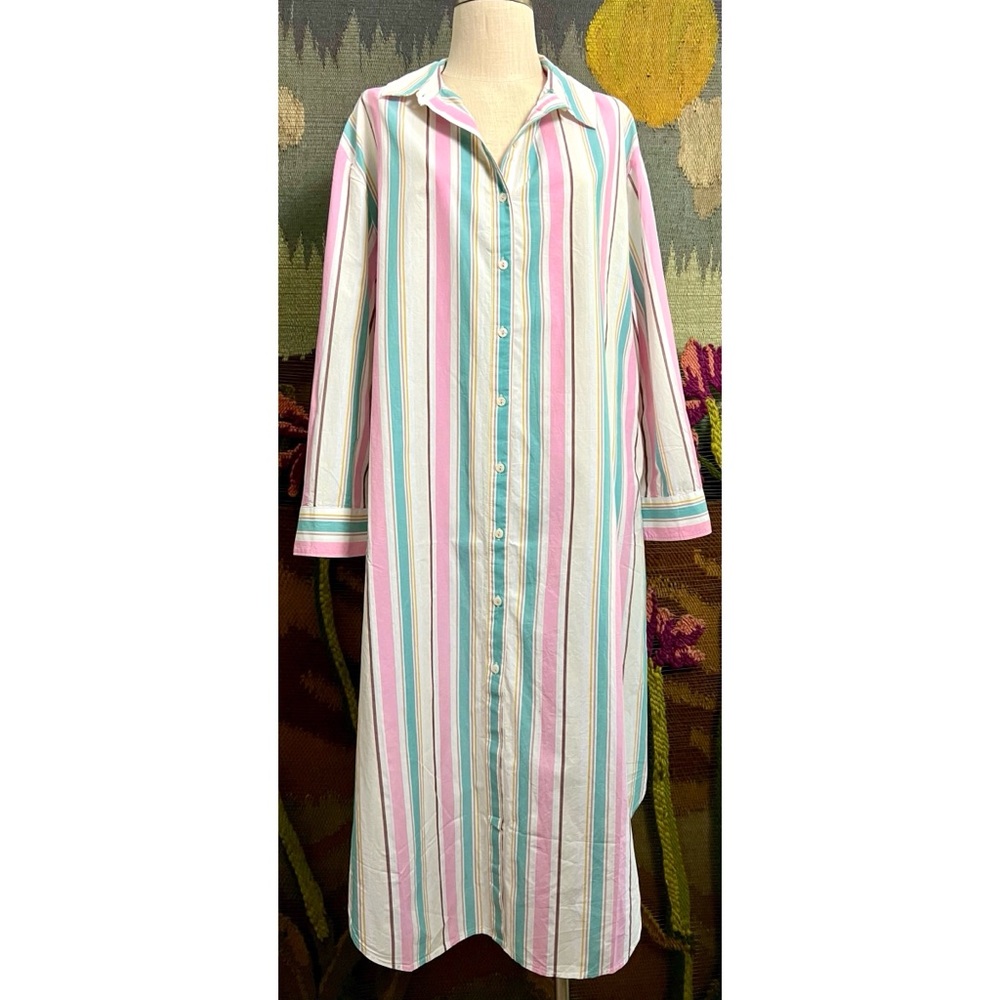 Anthropologie Maxi Tunic Shirt M
